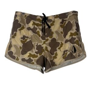 Tachuntfish Shorts Mens XL Camo Camouflage Athletic Desert Duck Hunter Pockets